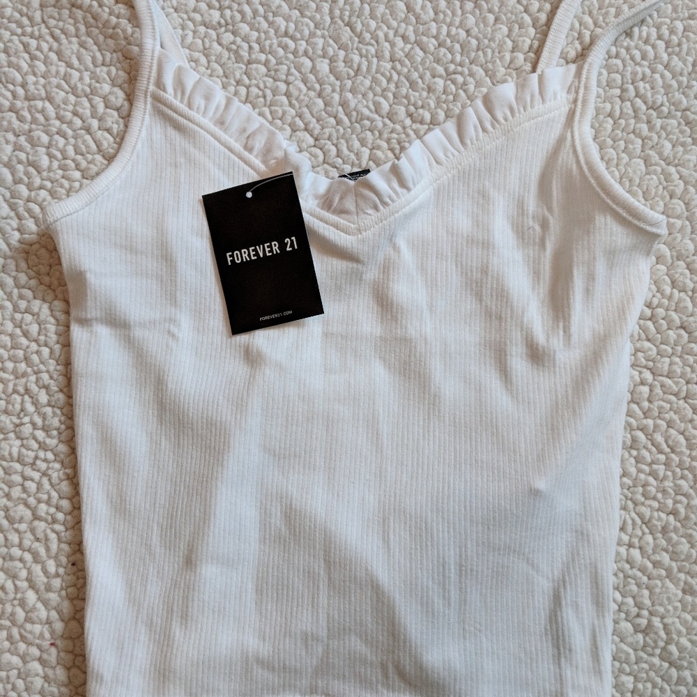 White tank top